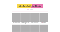 Desktop Screenshot of aliceschofield.net